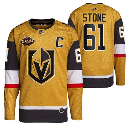 Vegas Golden Knights Mark Stone 61 2022 NHL All-Star Gold Authentic Shirt - Mannen
